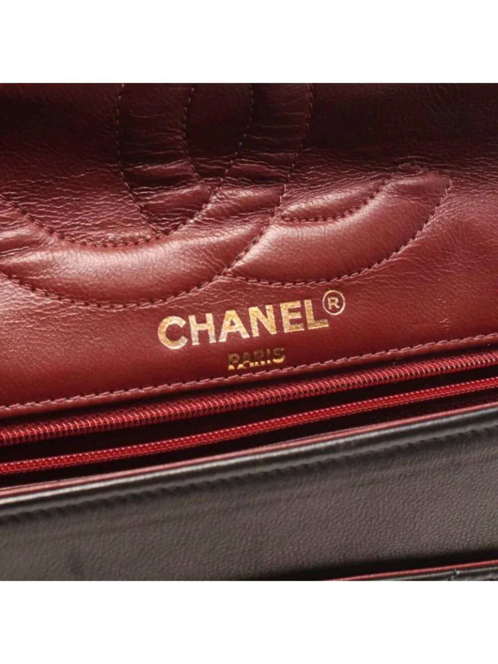 Chanel Shoulder Bag Quilted Limited Edition Double Flap Combination Black